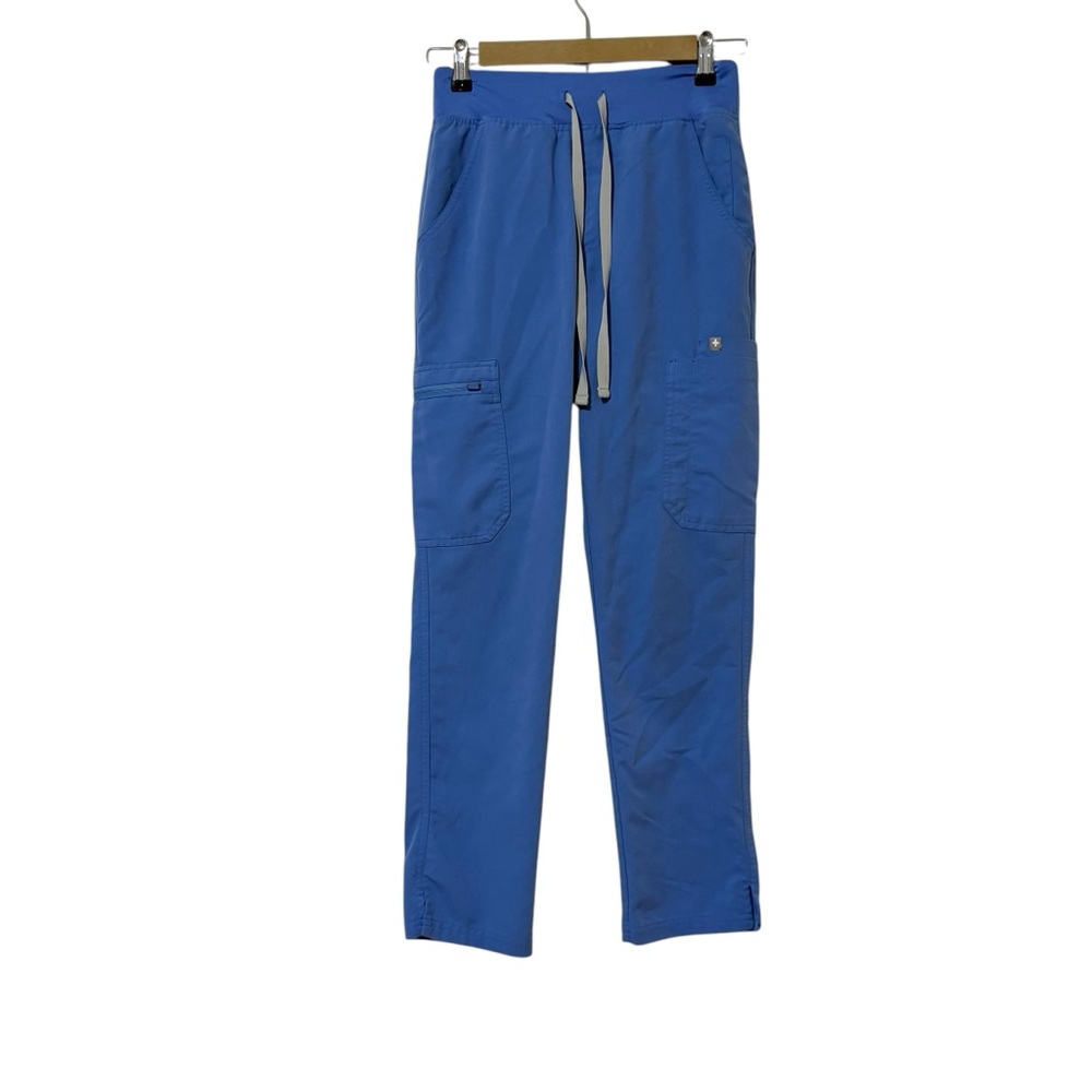 Figs Technical Collection Women’s Blue‎ HW Yola Scrub Pants Size XS Nurse Doctor